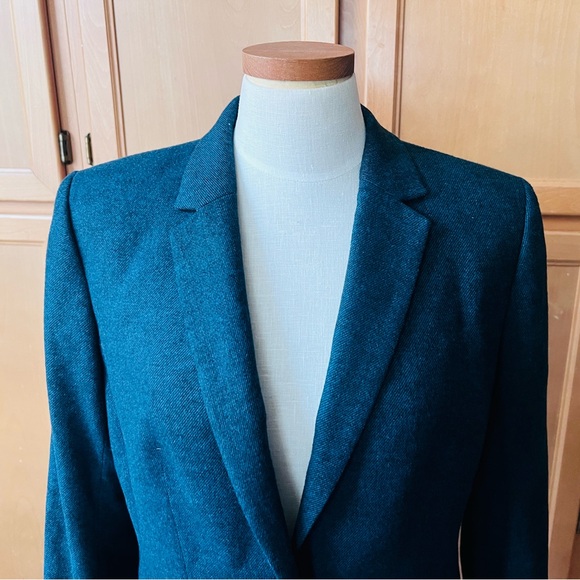 Banana Republic Nova Fides Italy Blazer Single Button Wool size 12 - Picture 3 of 8